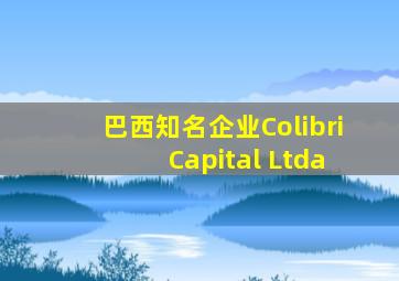 巴西知名企业Colibri Capital Ltda